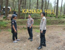 Monitor Objek Wisata, Personil Polsek Cikijing Beri Imbauan Kepada Pengunjung
