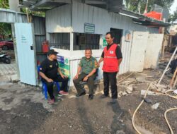 Pastinkan Wilayah tetap aman, Bati Wanwil & Babinsa bersama Ketua FKPM Sambangi Proyek Hotel Mokxi