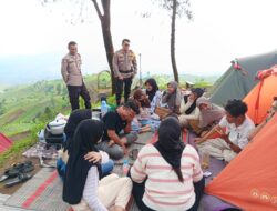 Keamanan Dan Ketertiban Di Obyek Wisata Kanaga Hill Terjamin, Kapolsek Cikijing Berikan Imbauan Keselamatan