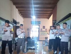 Polsek Jatiwangi Gelar Syukuran Kenaikan Pangkat di Mapolsek