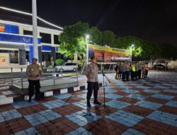 Wakapolres Majalengka Pimpin Apel Kesiapan KRYD Gabungan Menjelang Pelaksanaan Patroli