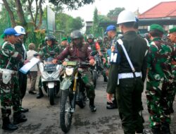 Denpom IV Surakarta Periksa Kendaraan Prajurit Kodim 0724/Boyolali