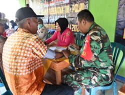 Kodim 0726/Sukoharjo dan Polres Sukoharjo Gelar Karya Bakti Tanam Pohon dan Pelayanan Kesehatan