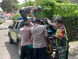 52 Unit Kendaraan Dengan Knalpot Brong di Tertibkan di SMKN Talaga