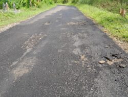 Rehabilitasi Jalan Liangjulang – Kadipaten, Baru 3 Pekan diperbaiki Kembali Rusak