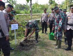 Kodim dan Polres Sragen gelar karya bakti dan bakti sosial di Bukuran Kalijambe