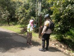 Bripka Roy Ronal Komara Sandi Ajak Masyarakat Cijati Berperan Aktif Menjaga Kamtibmas Menjelang Pemilu 2024