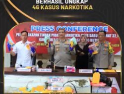 Polda Aceh, Berhasil Ungkap 46 Kasus Narkotika