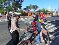 Satlantas Polres Majalengka Sosialisasikan Kamseltibcar dan Larangan Knalpot Bising