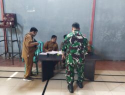 Babinsa Komsos Dengan Perangkat Desa, Bahas Stunting di Desa Binaan