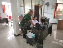 Wujudkan Data Yang Valid, Babinsa Laksanakan Puldata Bersama Perangkat Desa