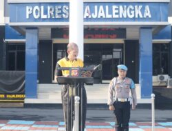 Kabag SDM Polres Majalengka Pimpin Apel Pagi Olah Raga Bersama untuk Jaga Kesehatan dan Apresiasi Kinerja Anggota