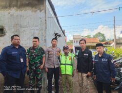 Patroli Sinergitas Tiga Pilar Jaga Kamtibmas di Desa Cidulang Menjelang Pemilu 2024