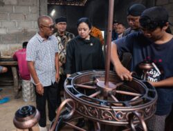 Puan Kunker ke Boyolali, Tinjau Desa Pengrajin Logam hingga Pengolahan Susu Sapi di ‘Cheese Park’