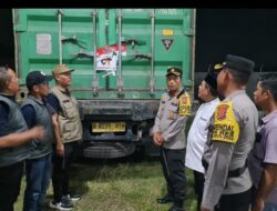 Kapolres Bireuen Pimpin Langsung Pengamanan Kedatangan Logistik Pemilu 2024