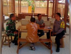 Sinergitas Babinsa dan Babinkamtibmas Laksanakan Silaturahmi Dengan Masyarakat
