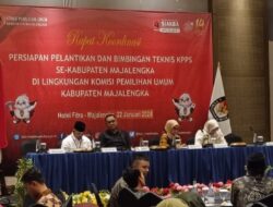 KPU Kabupaten Majalengka akan Lantik 27.489 anggota KPPS di Kecamatan masing – masing pada tanggal 25 Januari 2024 secara Serentak.