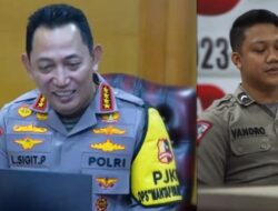 Kapolri Puji Aksi Heroik Polisi Ganjal Bus Gagal Nanjak dengan Motornya