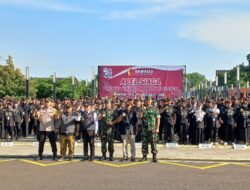 Bawaslu Kab.Majalengka, Gelar Apel Siaga Pengawasan Masa Tenang dan Pemungutan Suara Pemilu Serentak