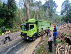 Kondisi Arus Lalin Kembali Lancar Setelah Longsor di KM 17 Liwa-Krui