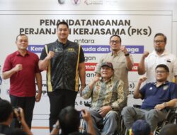 Menpora Dito Saksikan Penandatanganan PKS Pelatnas Persiapan Kualifikasi Paralimpiade 2024 Paris