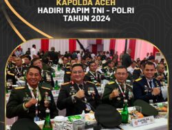 Kapolda Aceh, Hadiri Rapim TNI – Polri Tahun 2024