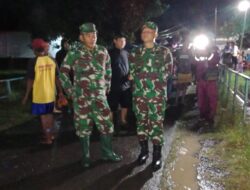 Luar Biasa, Dandim 0617/Majalengka Terjun Langsung Tinjau Lokasi Banjir di Desa Kadipaten