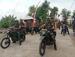 Jendral Bintang Satu Cek Cor Jalan dan Talud Naik Motor listrik