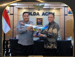Kapolda Aceh, Terima Audiensi GM Garuda Indonesia