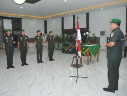 Komandan Korem 063/Sunan Gunung Jati, Pimpin Kegiatan Serah Terima Jabatan Pejabat Komandan Kodim jajaran Korem 063/Sunan Gunung Jati