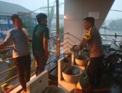 Bripka Nanang Suhenda Imbau Warga Jaga Kamtibmas Pasca Pileg dan Pilpres 2024 di Sky Walk Majalengka