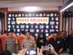 Polres Garut Gelar Press Release Pengungkapan Kasus Tindak Pidana Penyalahgunaan Narkotika Psikotropika dan Bahan Zat Adiktif Lainnya