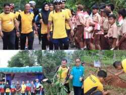 Kapolres Sumedang, Hadiri Kegiatan Penghijauan dan Penanaman Pohon di Wilayah Kecamatan Ganeas