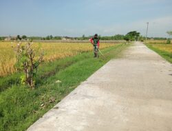 Tinggal 3 Hari Penutupan Satgas TMMD Lakukan Pemeliharaan Jalan Cor