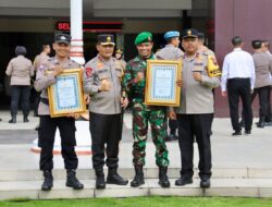 Babinsa Koramil 13/Nogosari Terima Penghargaan Dari Kapolda Jateng