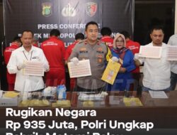 Rugikan Negara Rp 935 Juta, Polri Ungkap Pabrik Materai Palsu
