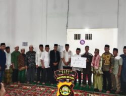 Safari Ramdhan di Masjid Al-Hidayah di hadiri Kabag SDM Polres PALI KOMPOL Al Busro, S.Sos,