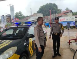 Polsek Kadipaten Lakukan Patroli Siang di Area SPBU Cihaliwung