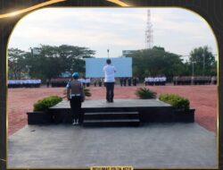 Dirresnarkoba Polda Aceh, Pimpin Apel Pagi di Halaman Mapolda Aceh