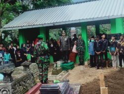 Danramil Kota Boyolali Pimpin Pemakaman Militer Pejuang Veteran
