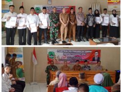 Danramil 1703/Argapura Hadir Dalam Pelantikan dan Pengambilan Sumpah Jabatan Perangkat Desa Sukadana