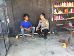 Bhabinkamtibmas Desa Heuleut, Berikan Himbauan Kamtibmas untuk Antisipasi Kejahatan