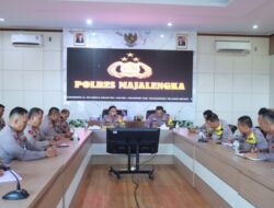 Polres Majalengka Ikuti Taklimat Akhir Audit Kinerja Itwasda Polda Jabar Tahap I TA 2024 secara Virtual