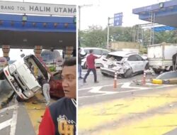 Sopir Truk Engkel Diduga Pemicu Kecelakaan Beruntun di GT Halim Utama