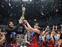 Suguhkan Permainan Seru, Red Sparks Kalahkan Indonesia All Star 3-2 di Laga Eksibisi Fun Volley Ball 2024
