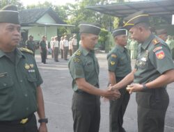 Dandim Boyolali Pimpin Upacara Korps Raport Kenaikan Pangkat