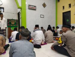 Bhabinkamtibmas Desa Liangjulang Melaksanakan Safari Ramadhan Bersama Masyarakat di Mesjid An Nur Blok Dukuh Domba
