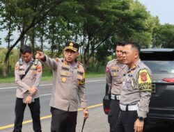 Kapolres Majalengka Cek Jalur Mudik di Tol Cipali Wilayah Hukum Polres Majalengka