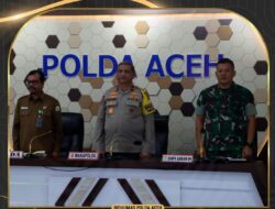 Polda Aceh, Gelar Rakor Lintas Sektoral Ketupat Seulawah 2024