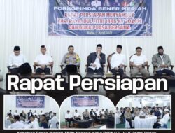Kapolres Hadiri Rapat Persiapan Menyambut Hari Raya Idul Fitri dan Buka Puasa Bersama Forkopimda Bener Meriah